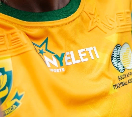 Nyeleti Sports SAFA supporter jersey detail
