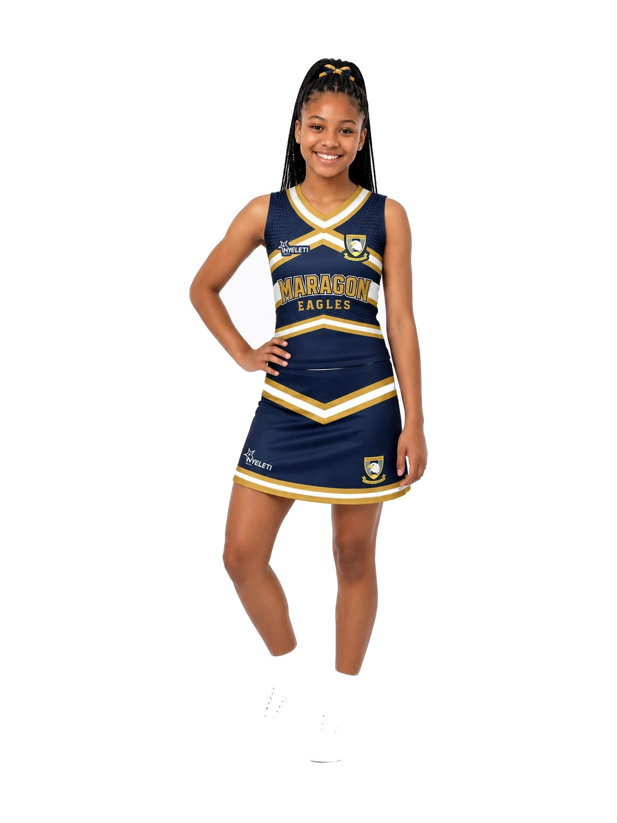 Girls Cheerleader Set - Maragon Schools