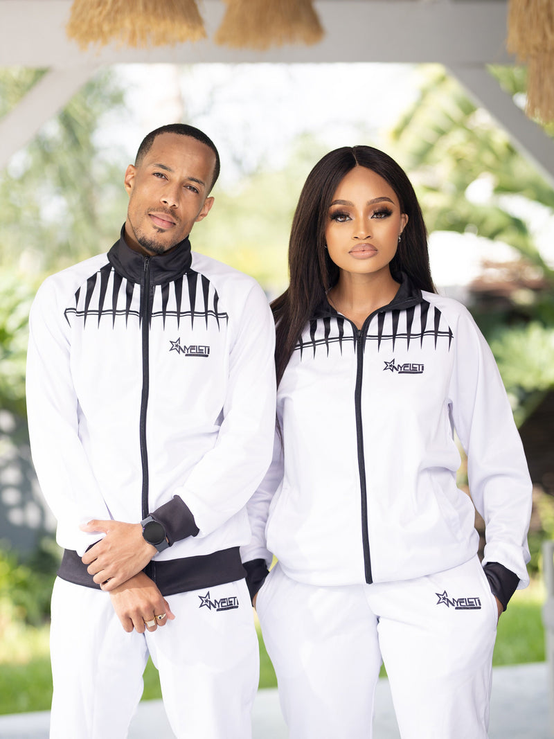 Classic Urban White Tracksuit Set