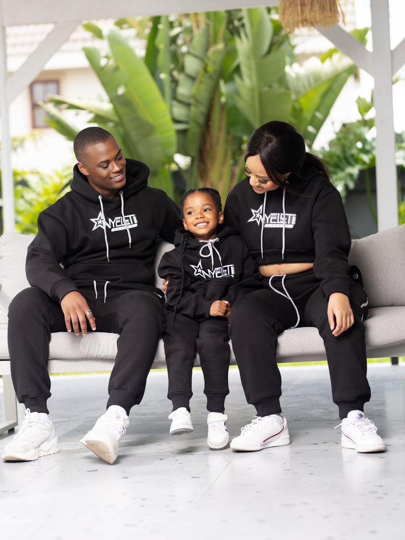 Classic Black Hoodie Tracksuit